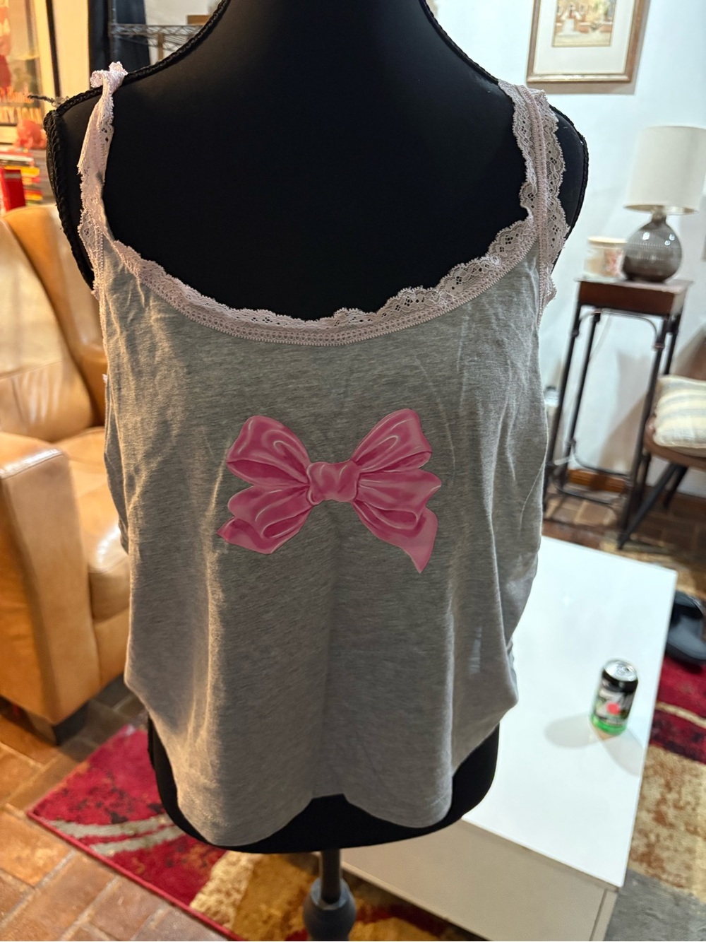 Love Shack Fancy X Pink Tank Top
